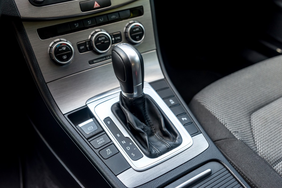 gear shift on a vehicle 