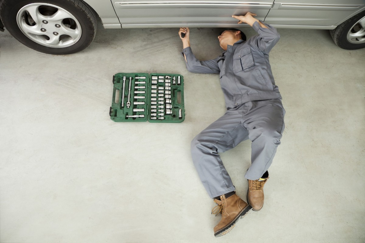 technician working on your vehicle